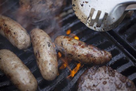 how to grill sausage on gas grill